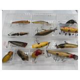 Vintage Wooden Fishing Lures Collection