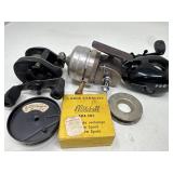 Lot of Mixed Fishing Reels & Parts