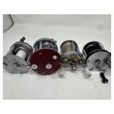 Lot of 4 Vintage Casting Reels