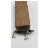 Antique Wooden Pike Scale Lure with Box