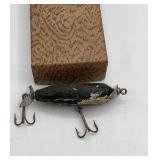 Antique Wooden Pike Scale Lure with Box