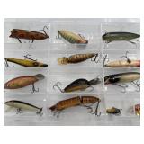 Vintage Wooden and Plastic Lure Collection