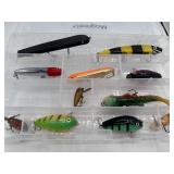 Assorted Vintage & Modern Lures in Box