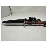 Timber Wolf Fixed Blade Hunting Knife w/ Wood
