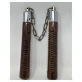 Wood & Metal Chain Nunchaku 8ï¿½ï¿½