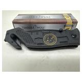 Timber Wolf Tactical Folding Knife w/ Box