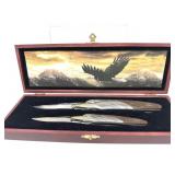 Eagle Folding Knife Set w/ Display Box