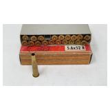 20 rds Norma brass. 5.6x52 R