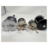 Lot of 4 Vintage Casting Reels