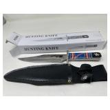 Stainless Steel Hunting Knife with Box & Sheath