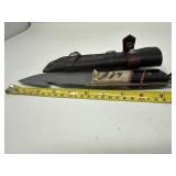 Custom Stag Handle Hunting Knife w/ Sheath