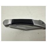 Folding Lockback Knife with Textured Grip Handle