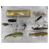 Vintage and Modern Musky Lure Box