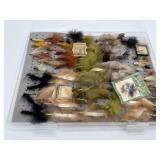 Vintage Fly Fishing Assortment in Case
