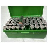 .357 Magnum Nickel-Plated Cartridges in Green