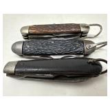 Three Vintage Utility Knives