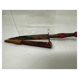 Decorative ï¿½Olho Vivoï¿½ Dagger w/ Sheath
