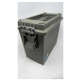 Olive Drab Plastic Ammo Storage Box ï¿½ 13x11x8ï¿½