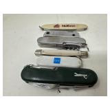 Lot of 5 Vintage Pocket and Multi-Tool Knives