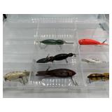 Vintage Wooden Fishing Lures Collection