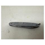 Vintage Metal Pocket Knife with Key Loop