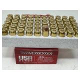 50 rds Winchester USA Ready .45 Auto 230 Grain