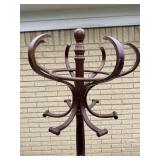 Vintage Wooden Coat Rack Stand