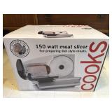 New Cooks Electric Meat Slicer 150w
