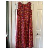 Vintage Retro Flower Power Made in Hawaii Dress