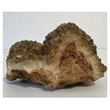 Smoky Quartz Geode Crystal Cluster Rock Stone