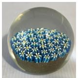Millefiori Murano Style Glass Paperweight
