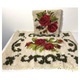 Latch Hook Rug & Pillow