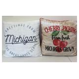 Michigan Throw Pillow Pair