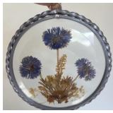 Pressed Flowers in Glass