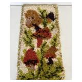 Retro Mushroom Latch Hook Runner