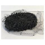 Vintage Pillbox Hat w/ Face Veil Netting