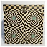 Retro Vinyl Record Case w/ Records