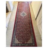 Red Oriental Style Runner Rug 7 ft.