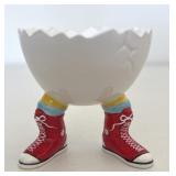 Department 56 Red Shoe Egg Cup