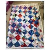 Square Patchwork Quilt Large