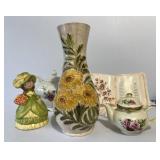 Ceramic Decor Pieces Holland Mold Vase & Byron