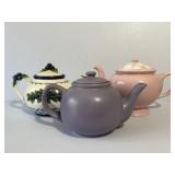 Ceramic Tea Pot Trio
