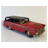 Bandai Tin Ford Station Wagon Toy RedMeasures