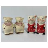Shawnee Pig Ceramic Salt & Pepper Shakers