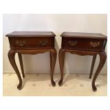 Pair of Queen Anne Style Side Tables