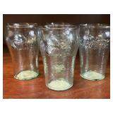 Four Coca Cola Indiana Glass Small Glasses