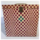 Retro Vinyl Record Case w/ Records