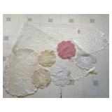 Lace Table Runner & Doily Lot