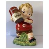 Cambellï¿½s Soup Boy Cookie Jar measures 13 inches