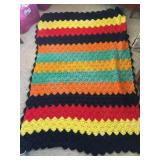 Hand Crocheted Afghan Blanket